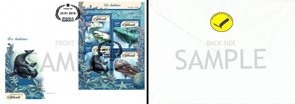 FDC Sample | Stamps of DJIBOUTI