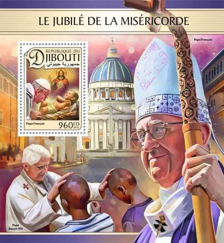 The Jubilee of Mercy (Pope Francis) | Stamps of DJIBOUTI