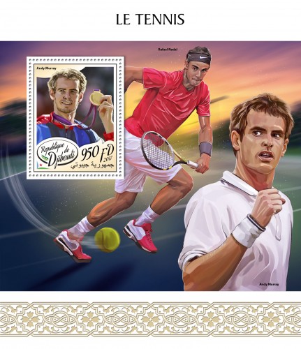 Tennis (Andy Murray) | Stamps of DJIBOUTI