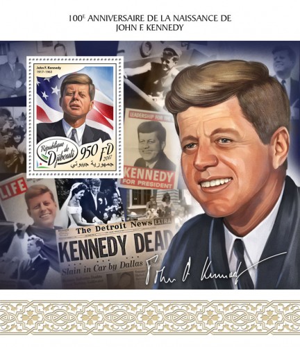 100th anniversary of John F. Kennedy (John F. Kennedy (1917–1963)) | Stamps of DJIBOUTI