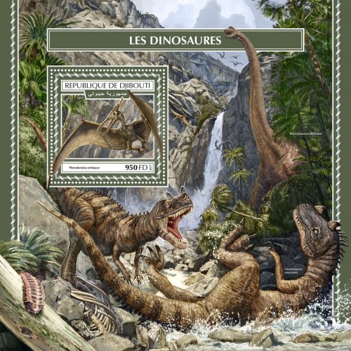 Dinosaurs (Pterodactylus antiquus) | Stamps of DJIBOUTI