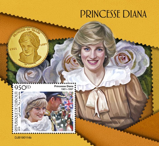Princess Diana (Princess Diana (1961–1997)) | Stamps of DJIBOUTI