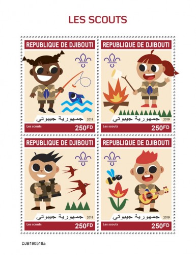 Scouts | Stamps of DJIBOUTI